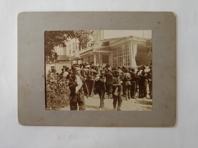 Л.Н. Толстой с тульскими школьниками