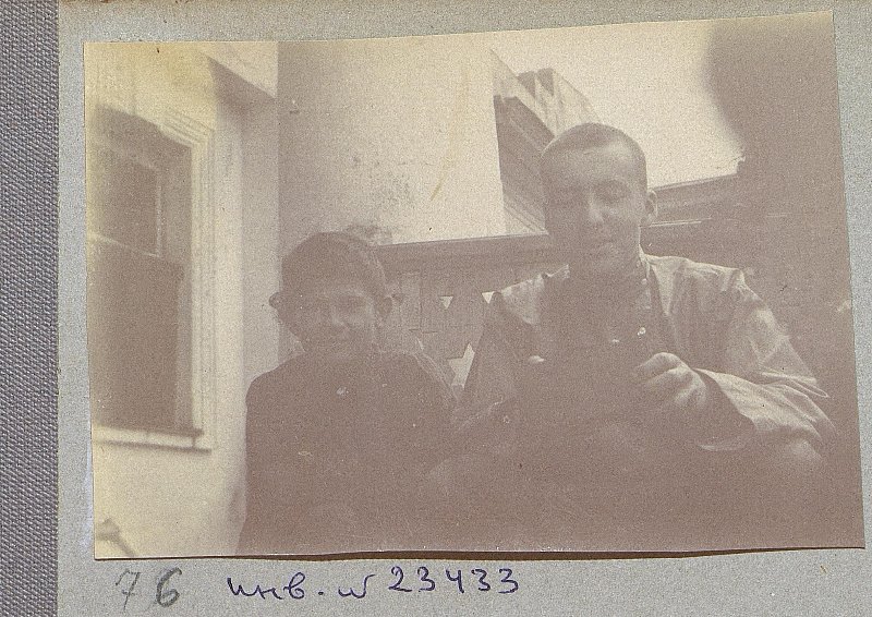 О. Денисенко и Миша Толстой