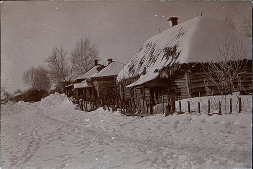Деревня Ясная Поляна зимой