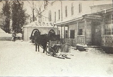 Дом Л.Н. Толстого в Ясной Поляне зимой