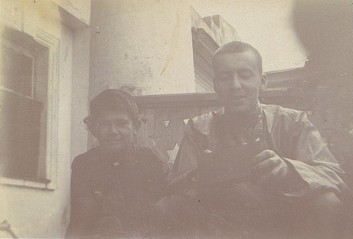 О. Денисенко и Миша Толстой